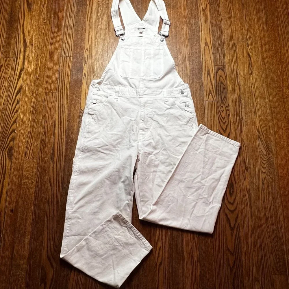 NWT Madewell Mens Garment Dyed Canvas Overalls Medium - Picture 7 of 16